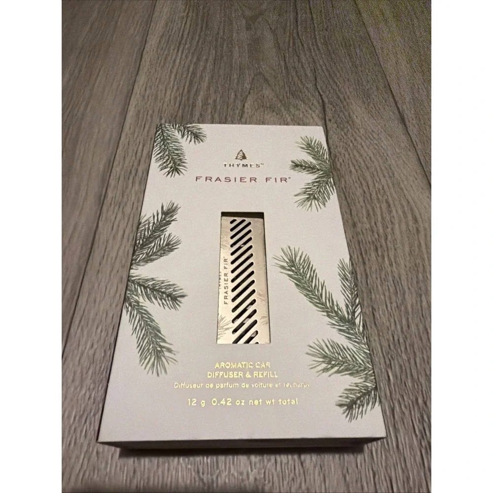 Thymes Frasier Fir Car Diffuser and Refill Set!